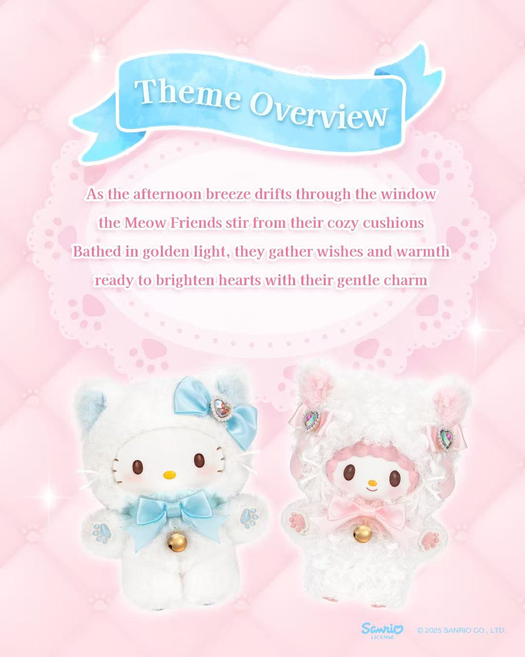 MINISO SANRI0 Characters Shining Meow Group Series Plush Relaxing Toy Blind Box - Image 5