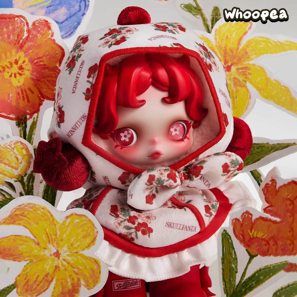 POPMART SKULLPANDA Amid Flowers Plush Doll Pendant - Image 2