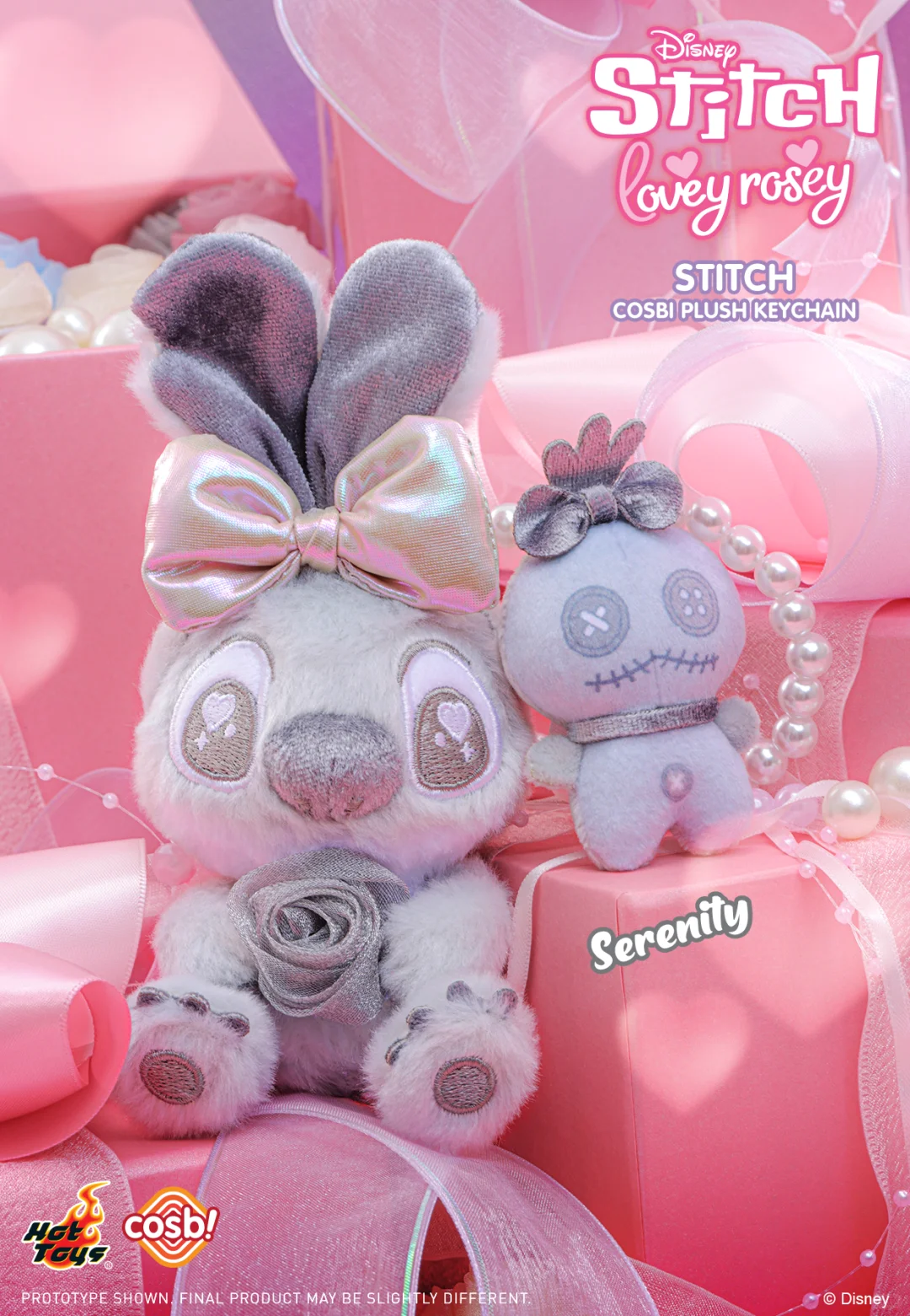 DSN STlTCH Lovey Rosey Series Cosbi Plush Keychain Blind Box - Image 2