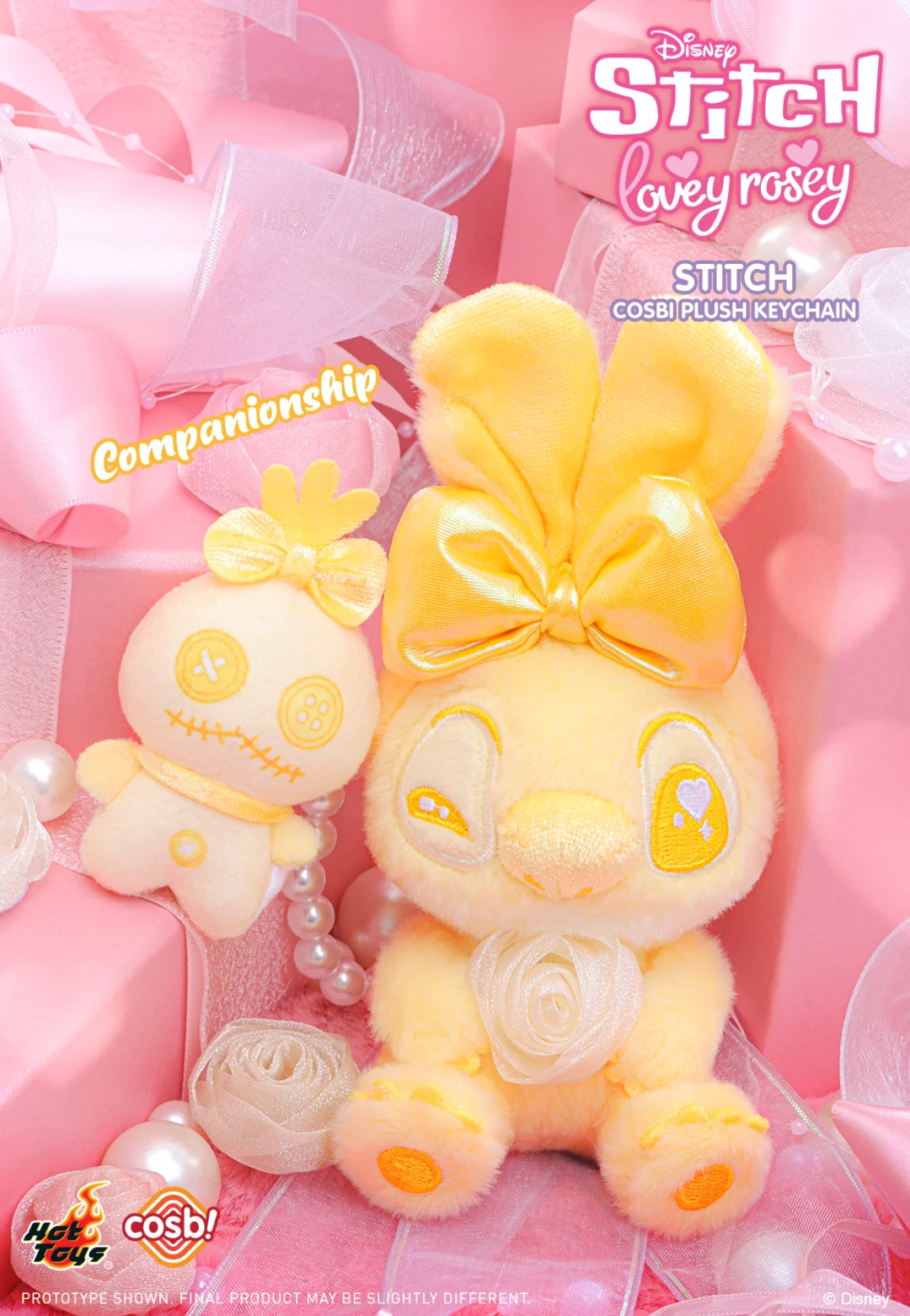 DSN STlTCH Lovey Rosey Series Cosbi Plush Keychain Blind Box - Image 4
