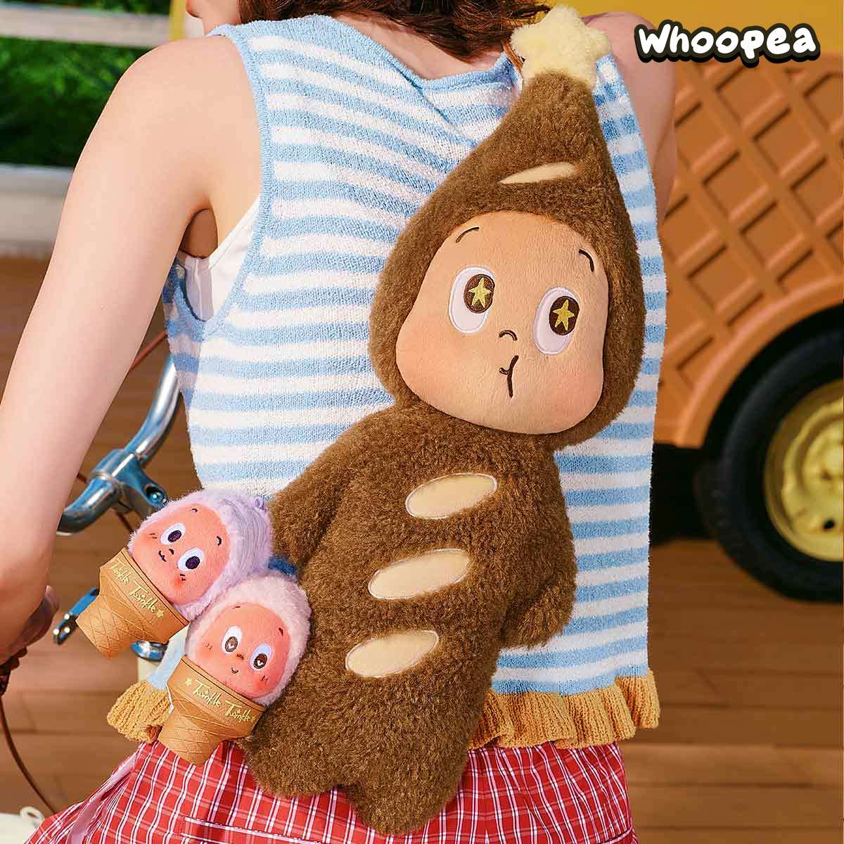 POP MART Twinkle Twinkle MOON GELATO Series-Plush Baguette Bag - Image 3