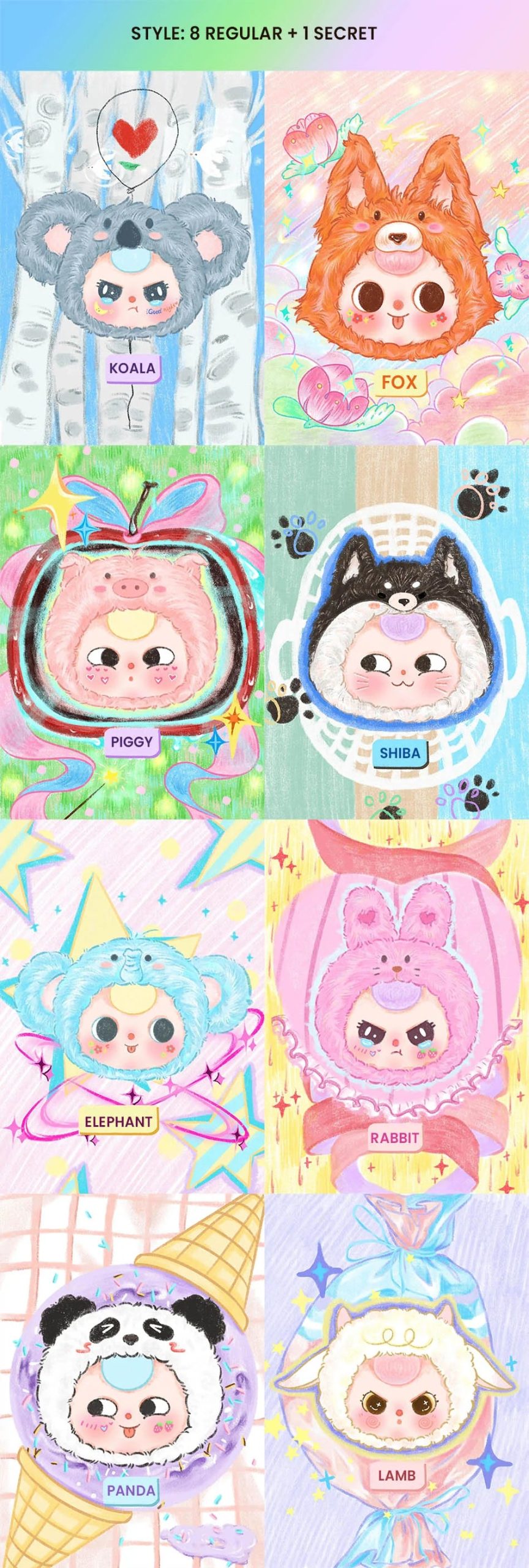 Baby Three - Take Me Out Zipper Bag Series Plush Blind Box - Image 2