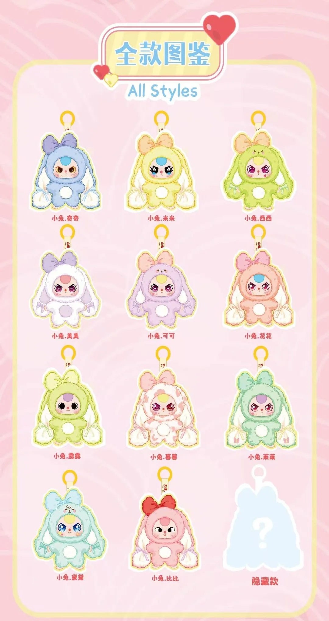 Baby Three-Bunny Return Series Plush Dolls, Blind Box - Image 2
