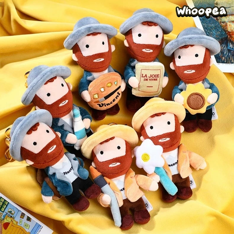 Van Gogh Self-Portrait Series Plush Pendant Blind Box