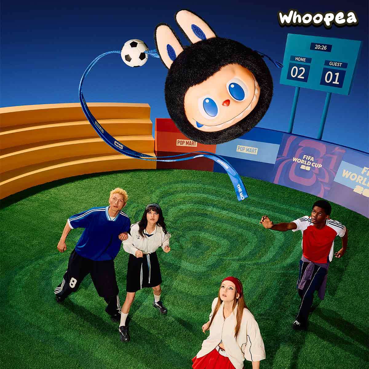 THE MONSTERS FIFA SERIES-Vinyl Plush Pendant Blind Box - Image 2
