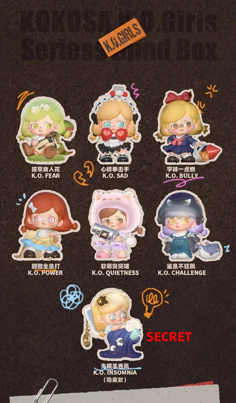 KOKOSA K.O. Girls Series Plush Blind Box - Image 3