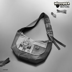 POP MART Hirono Leah Dou Airborne Messenger Patchwork Bag