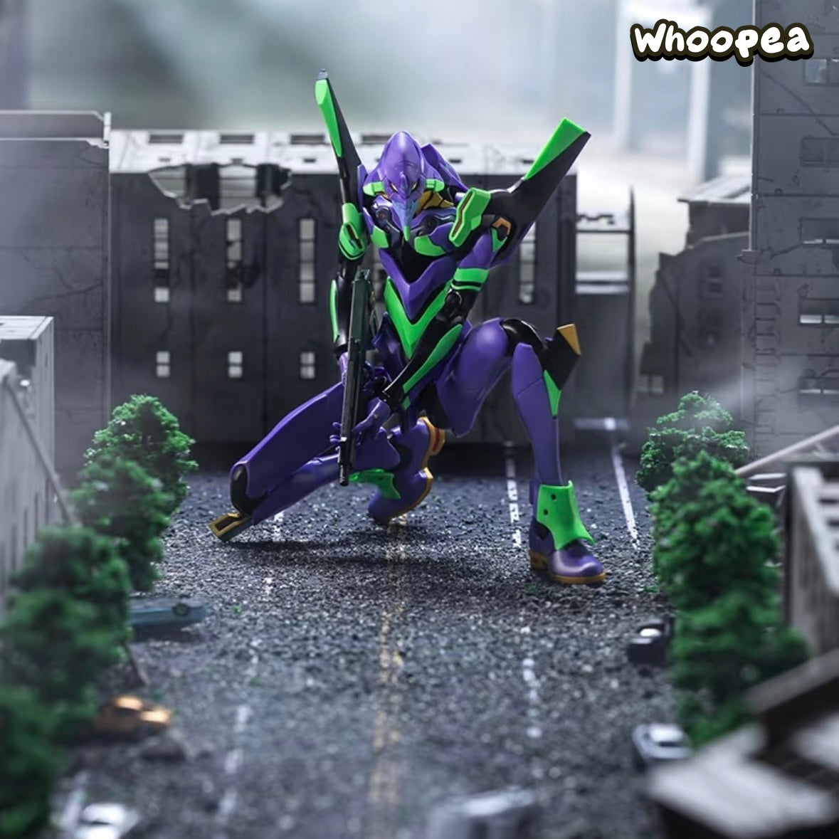 POP MART Neon Genesis Evangelion EVA-01 Alloy Action Figure - Image 8