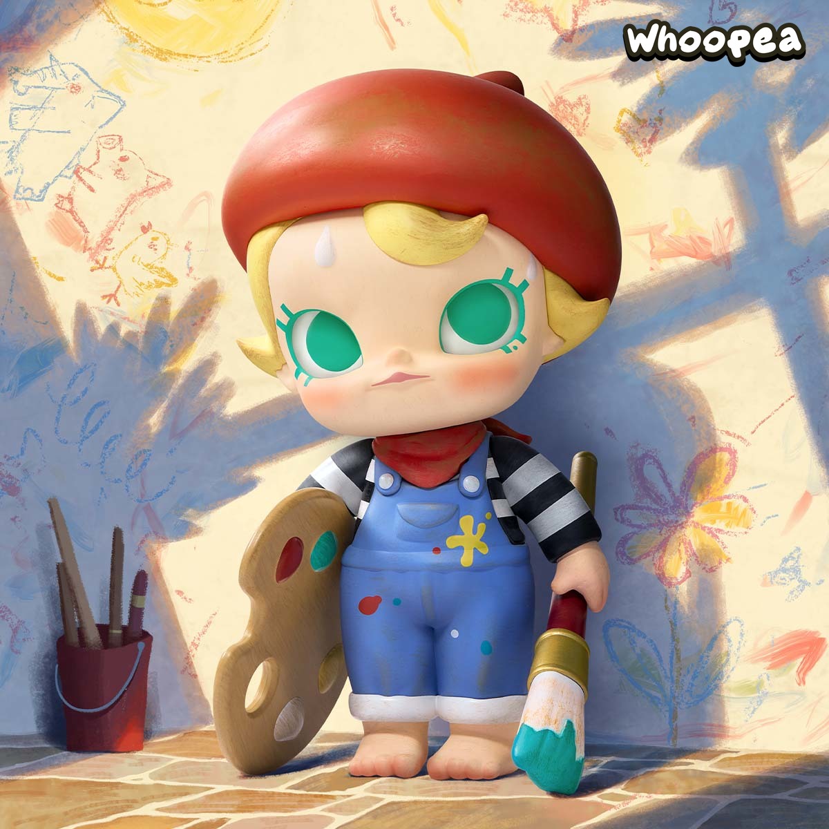 Baby Molly Future Painter Figurine - Image 2