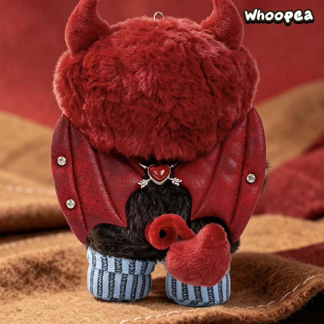 WAKUKU Heart Devil Series Plush Pendant Hanging Card - Image 3
