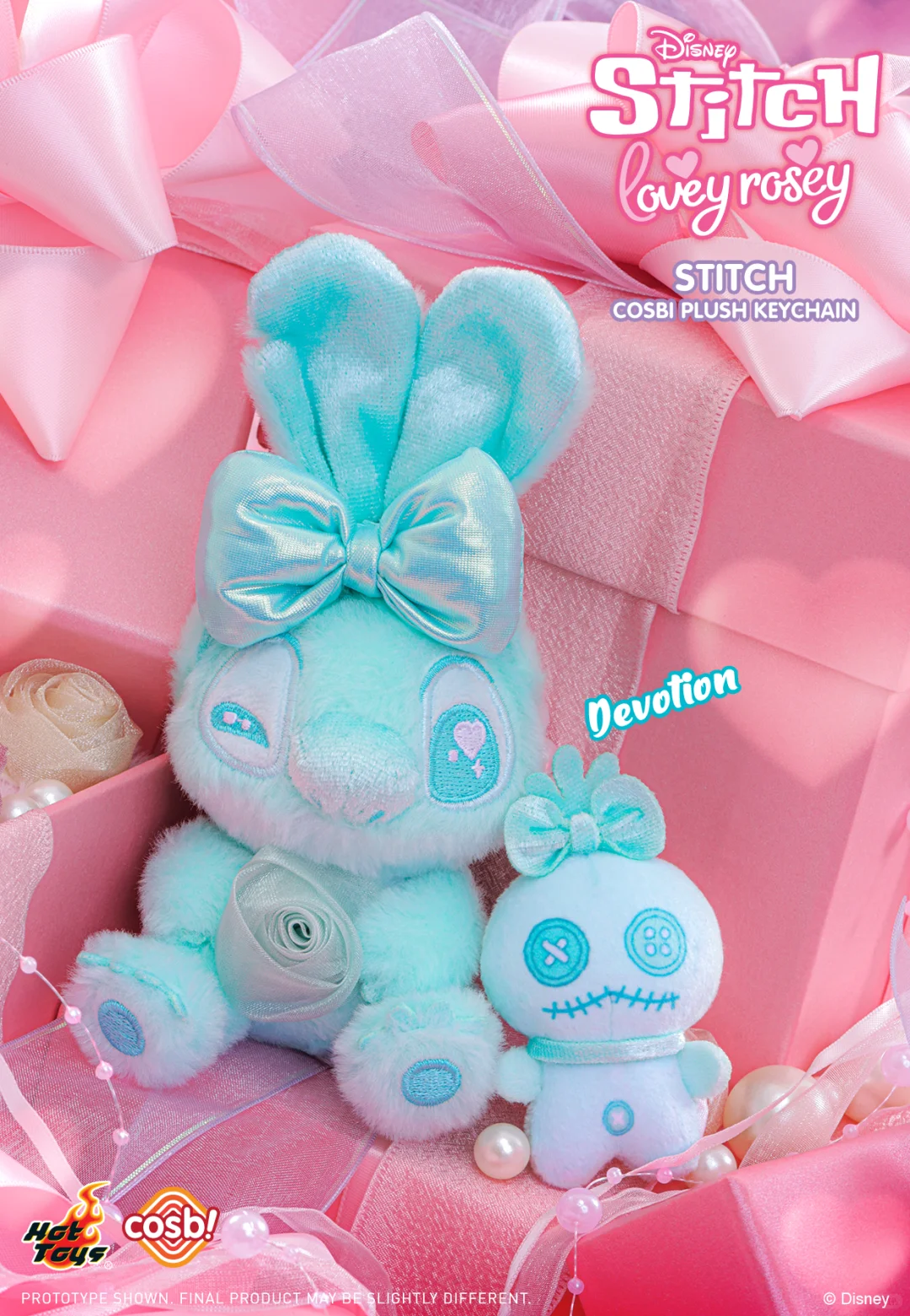 DSN STlTCH Lovey Rosey Series Cosbi Plush Keychain Blind Box - Image 3