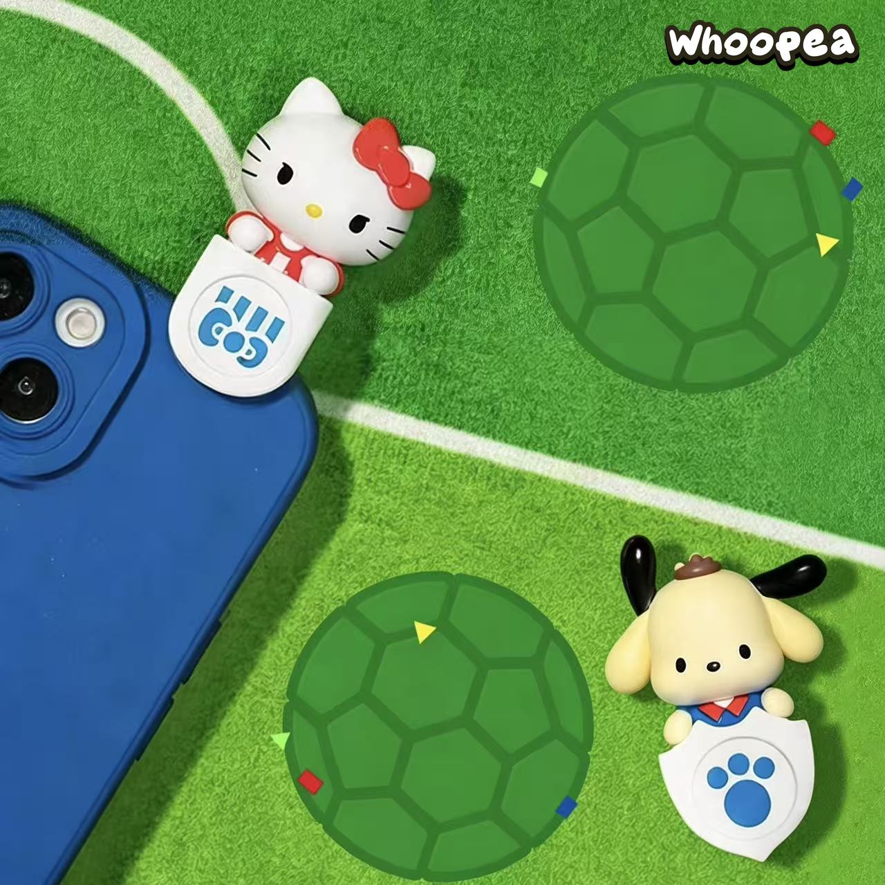 SANRI0 Characters Soccer Match Flocked Series Mini Bean Blind Box