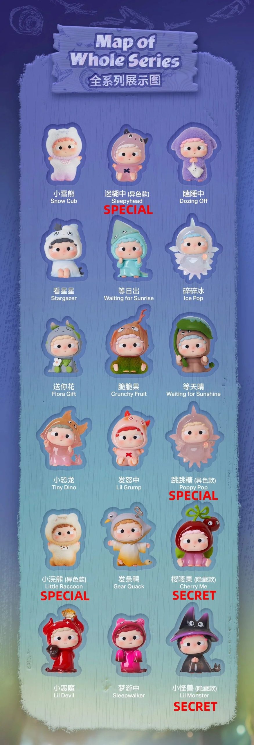 OZAI-The Hooded Adventures Mini Beans Series Blind Box - Image 3