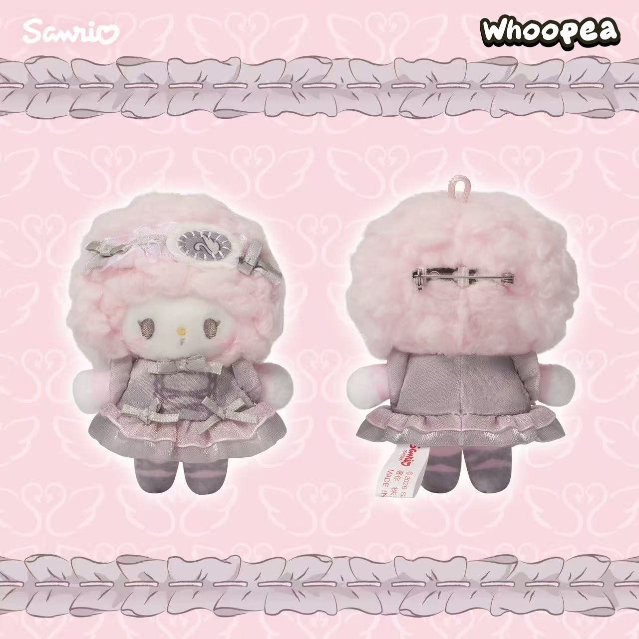 SANRI0 HK Ballerina Series Plush Brooch