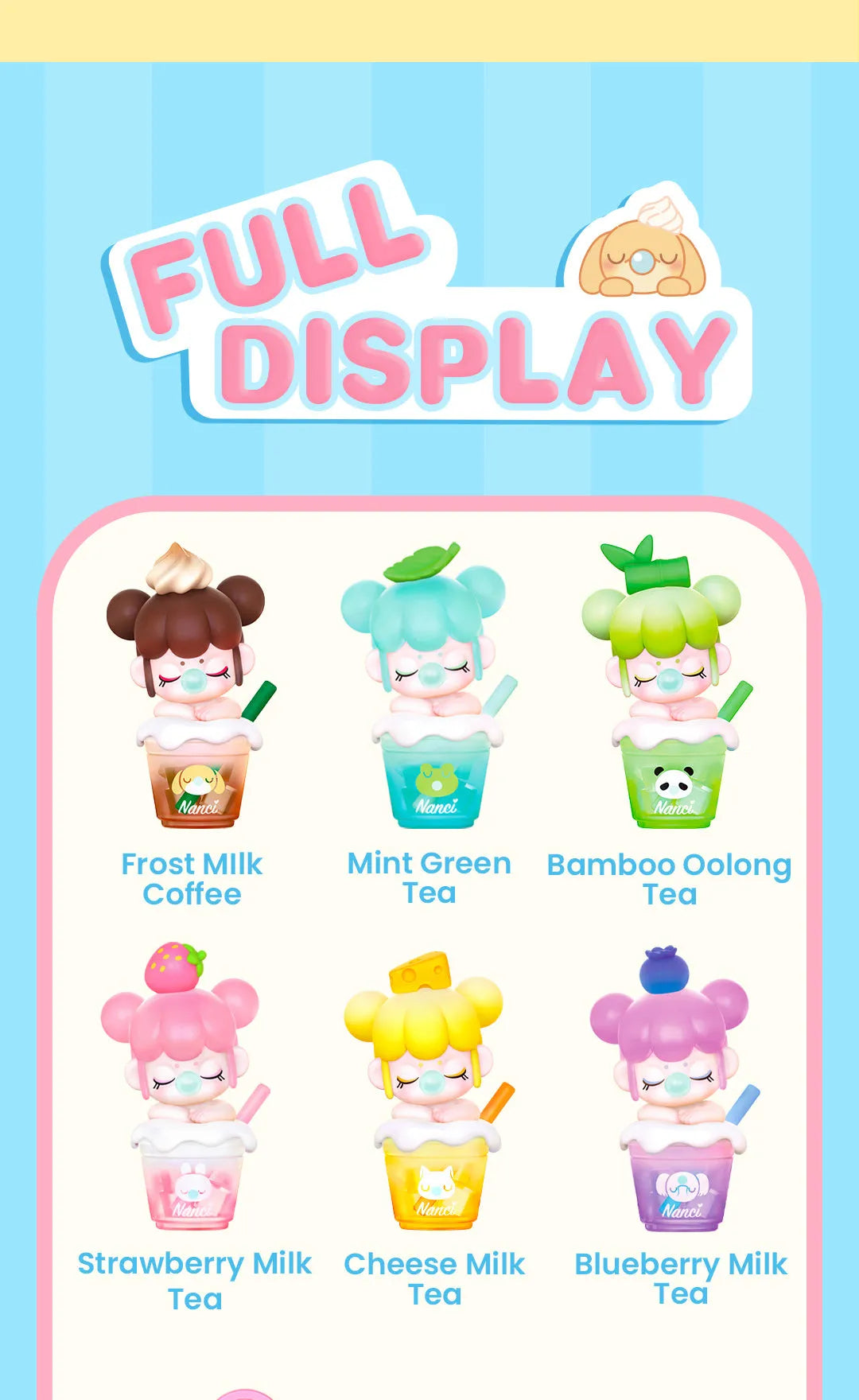 Rolife Baby Nanci Milk Tea Series Figures, Blind Box - Image 3