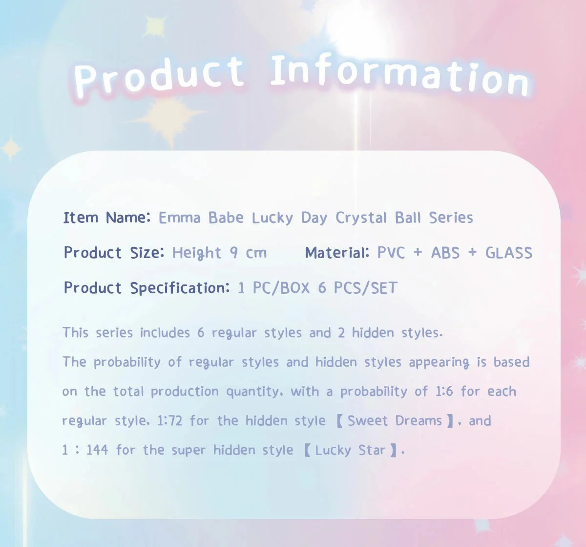 EMMA BABE Lucky Day Crystal Ball Blind Box - Image 5
