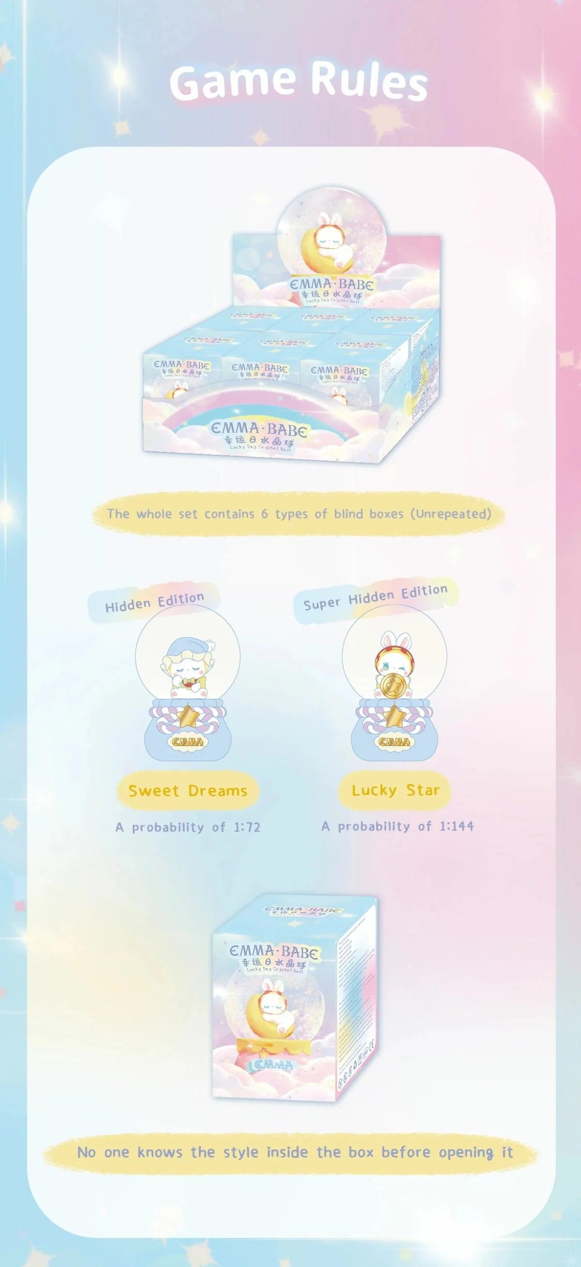 EMMA BABE Lucky Day Crystal Ball Blind Box - Image 4