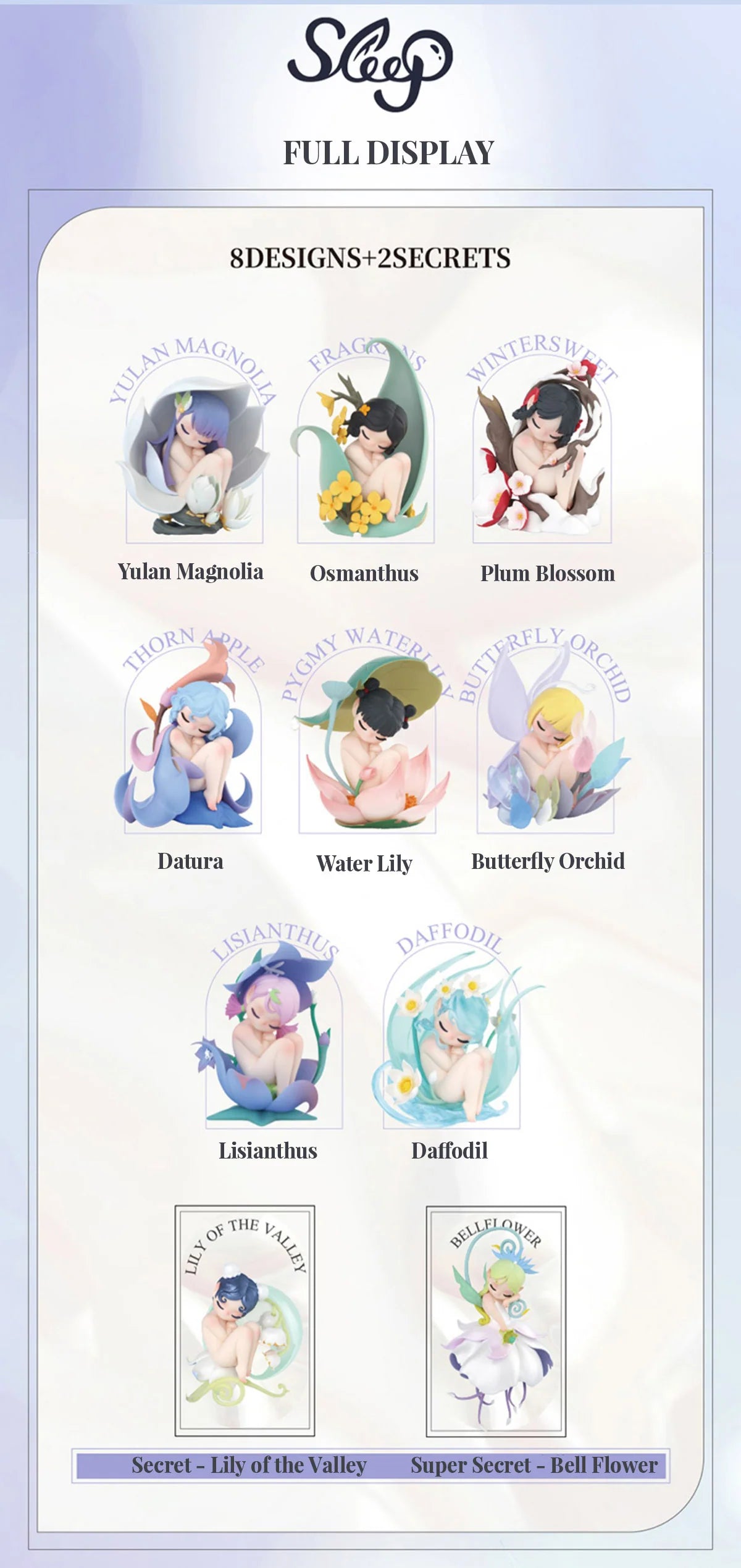 Sleep Flower Elves Series Figures, Blind Box - Image 4