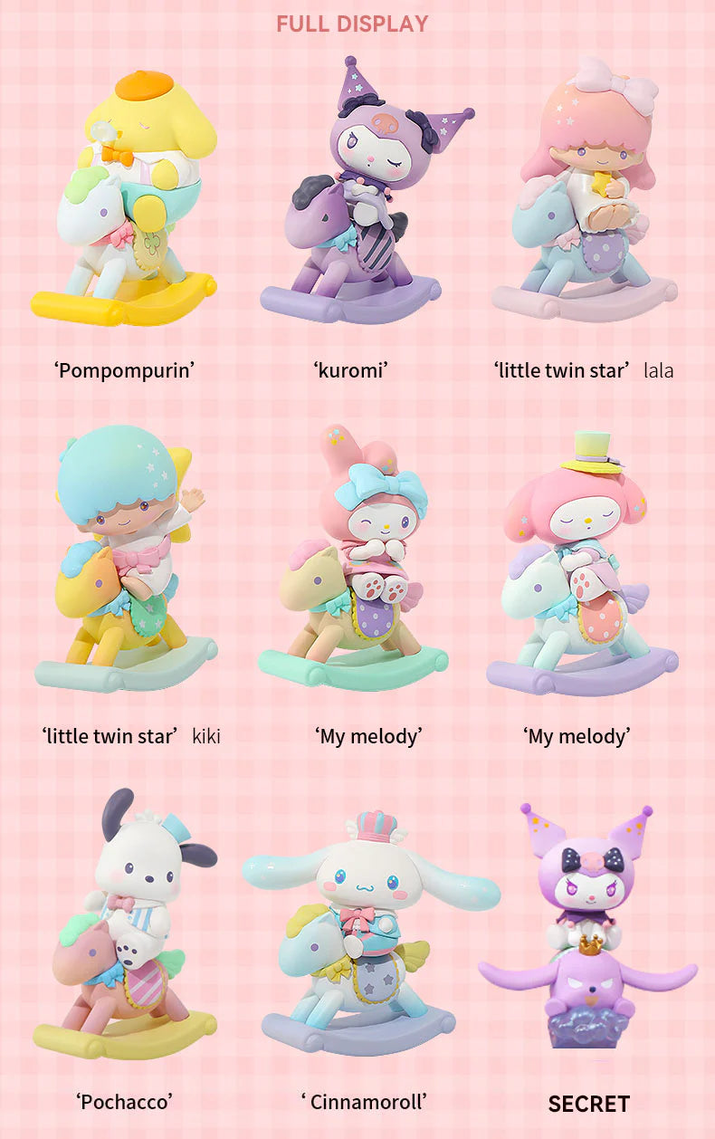 SANRI0 Characters Childlike Heart Rocking Horse Series Figures, Blind Box - Image 3