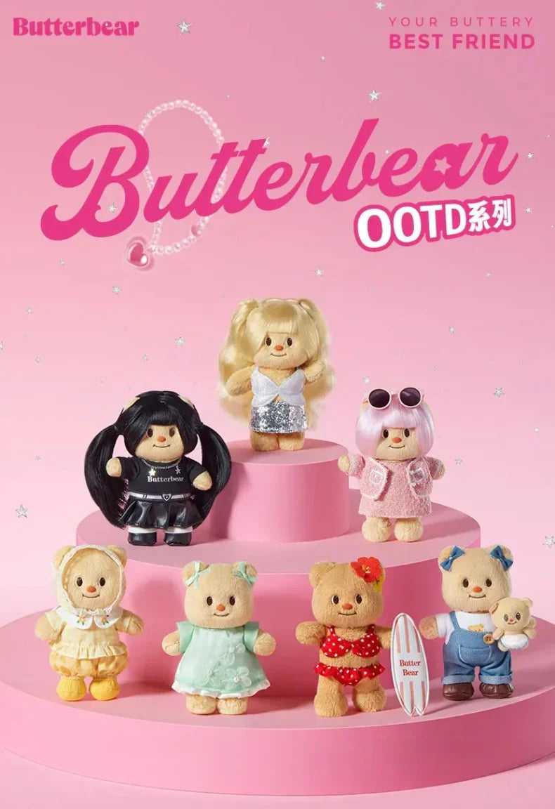 Butter Bear OOTD Dress-Up Series Plush Blind Box - Image 2