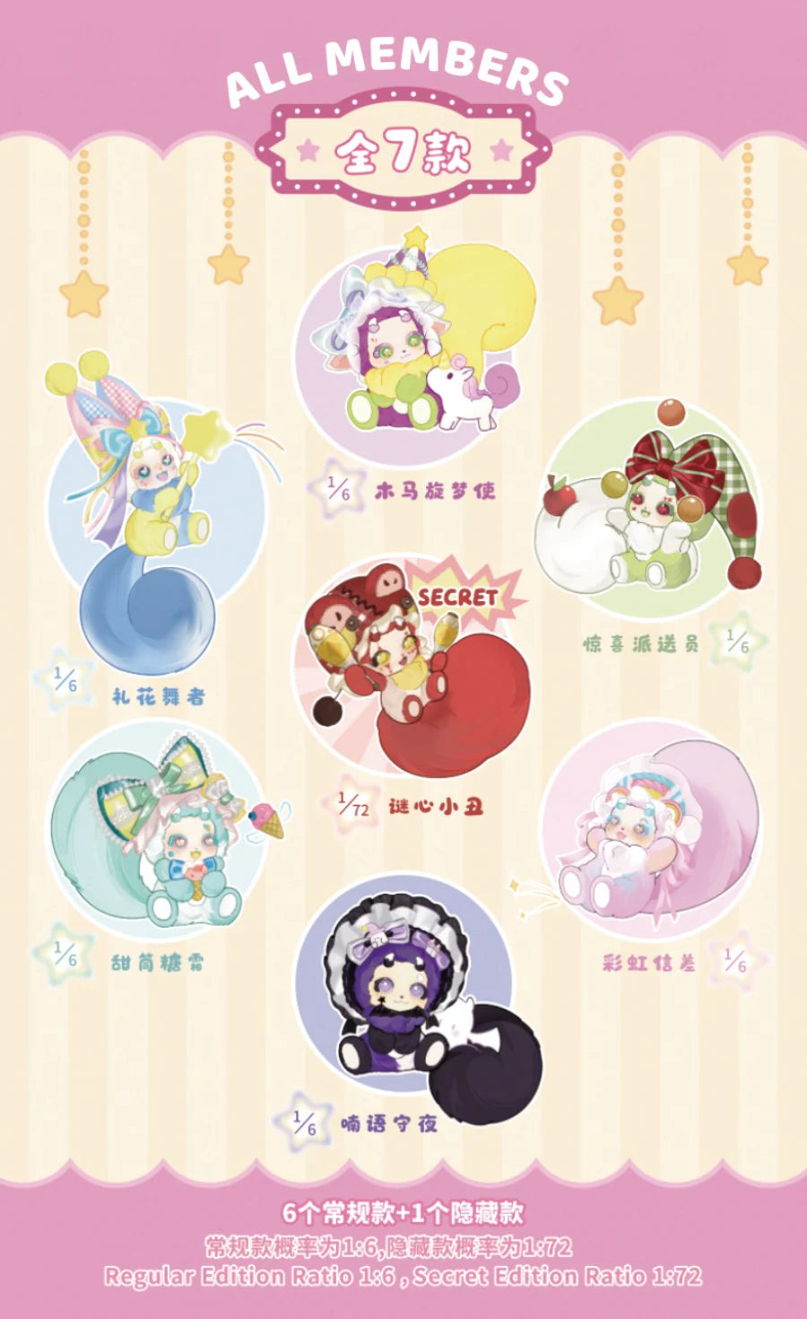 Boboco Enigma Wonderland Series Plush Blind Box - Image 3