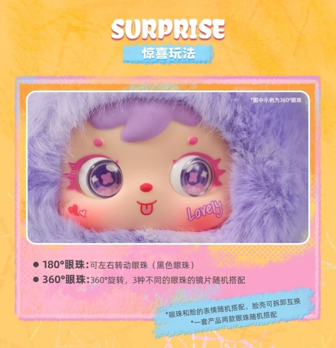 Samuel Magic Colorful Rabbit Series Plush Dolls, Blind Box - Image 4