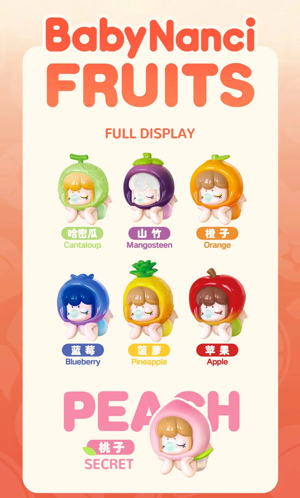 Baby Nanci Fruit Series Figures, Blind Box - Image 2