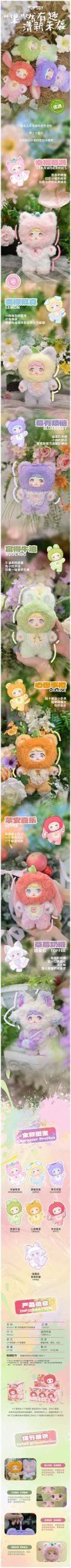 Nommi V3 Interesting Fruits Series Plush Dolls, Blind Box - Image 2