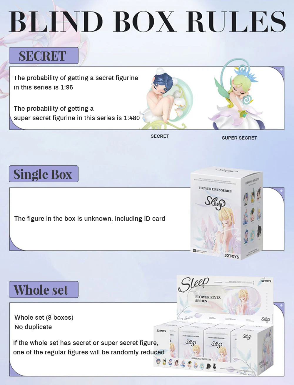 Sleep Flower Elves Series Figures, Blind Box - Image 5