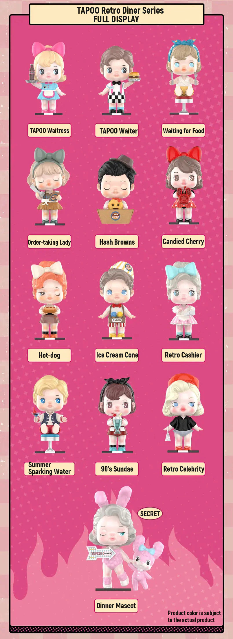 TAPOO Retro Diner Series Blind Box - Image 2