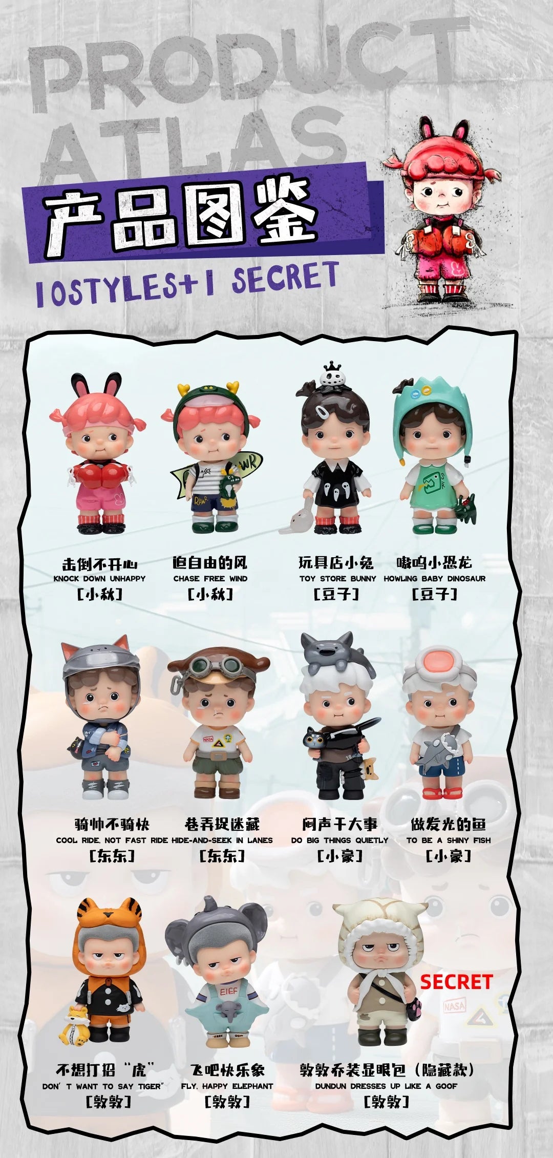 Little Team- Sweet Time In Iron Lane Series Figures, Blind BoxHeyone - Image 3