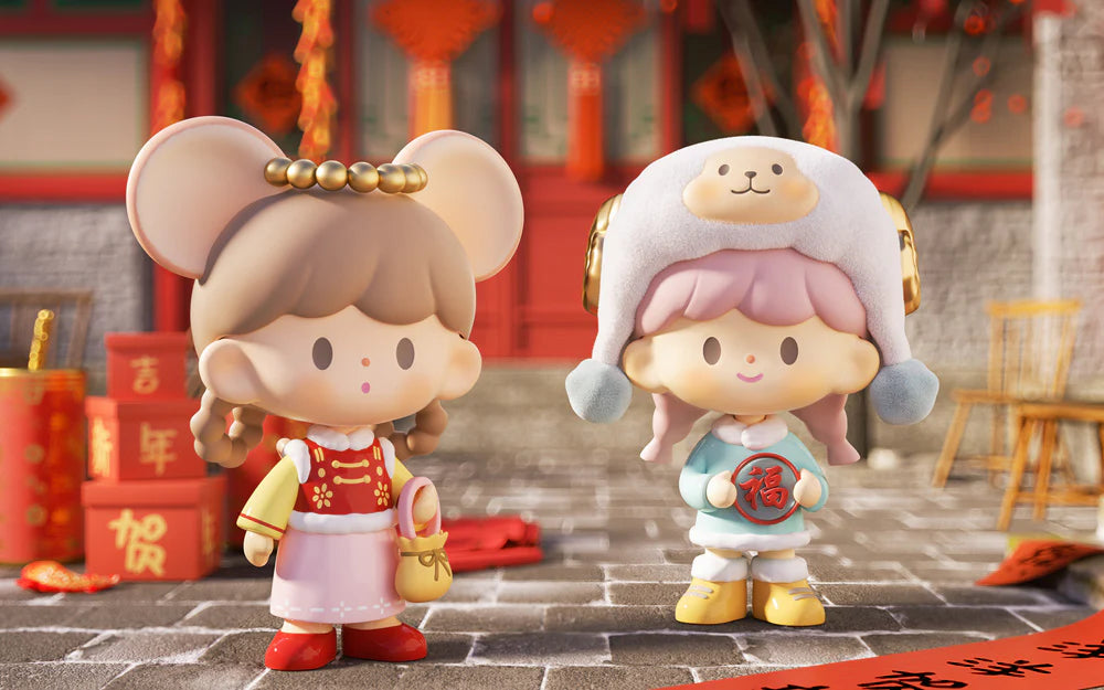 zZoton New Year In Apple Village Series Figures, Blind Box - Image 3