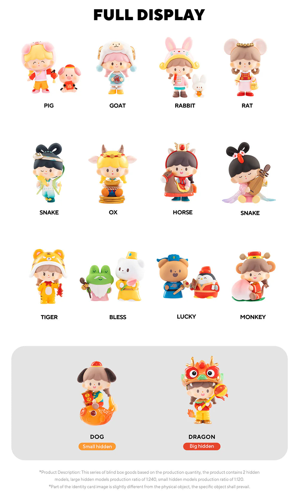 zZoton New Year In Apple Village Series Figures, Blind Box - Image 2