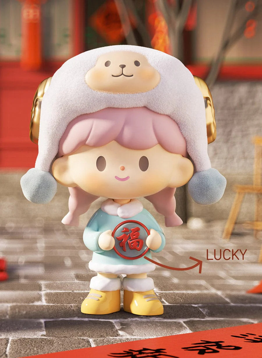 zZoton New Year In Apple Village Series Figures, Blind Box - Image 7
