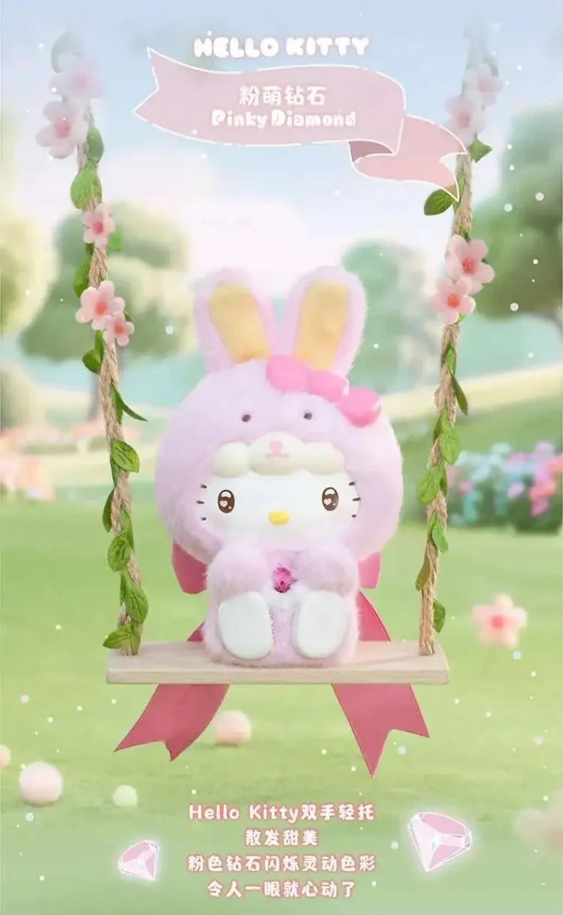 SANRl0 Characters Diamond Bunny Baby Series Plush Blind Box - Image 6